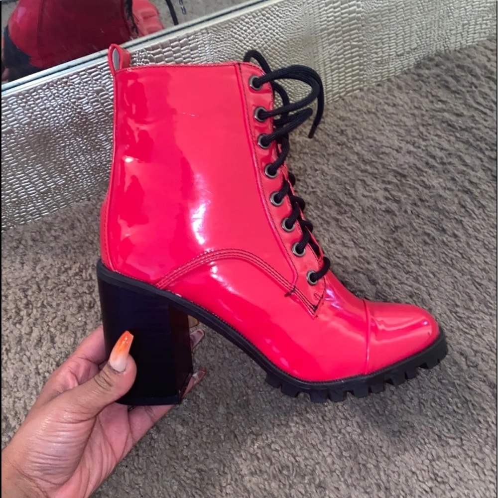 Red boots